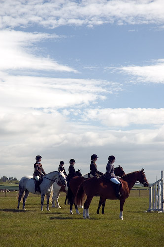 Judging of Riding Club horse class at Central and West Fife Annual Agricultural Show June 2006