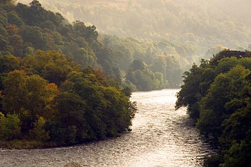 The Tay at Dunkeld in Autumn